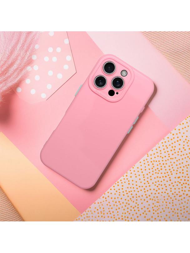Futerał PASTEL SHINE do IPHONE 15 różowy