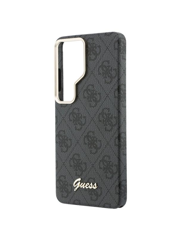 GUESS futerał do SAMSUNG S26 Ultra GUHMS26L5P4FWMSK (4G Script MagSafe) czarny
