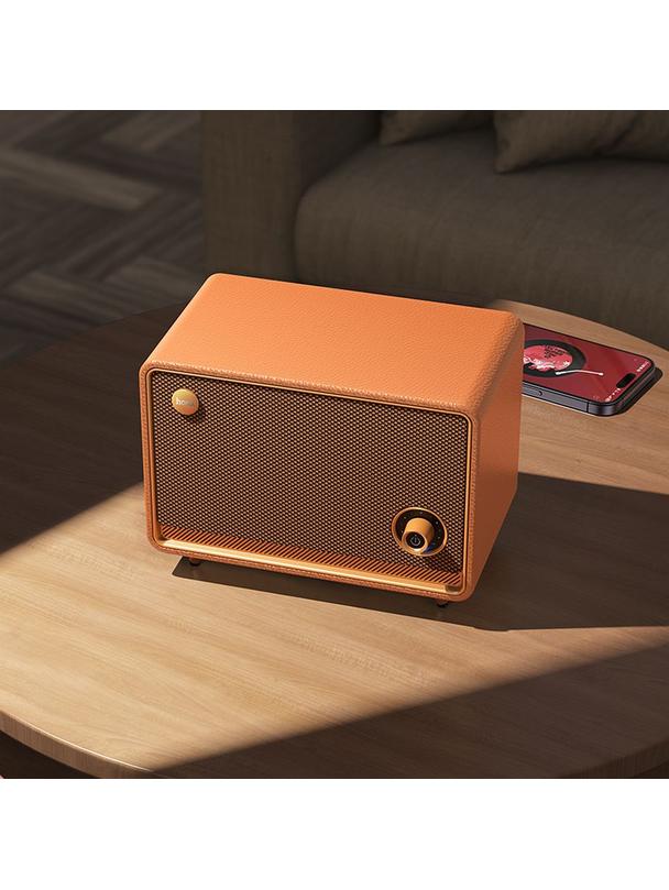 Głośnik bluetooth retro 30W 10h Hoco BS65 pomarańczowy