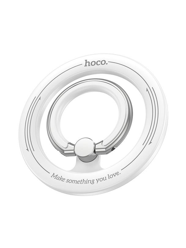 Uchwyt na telefon na palec Hoco magnetyczny Ring GH1 biały