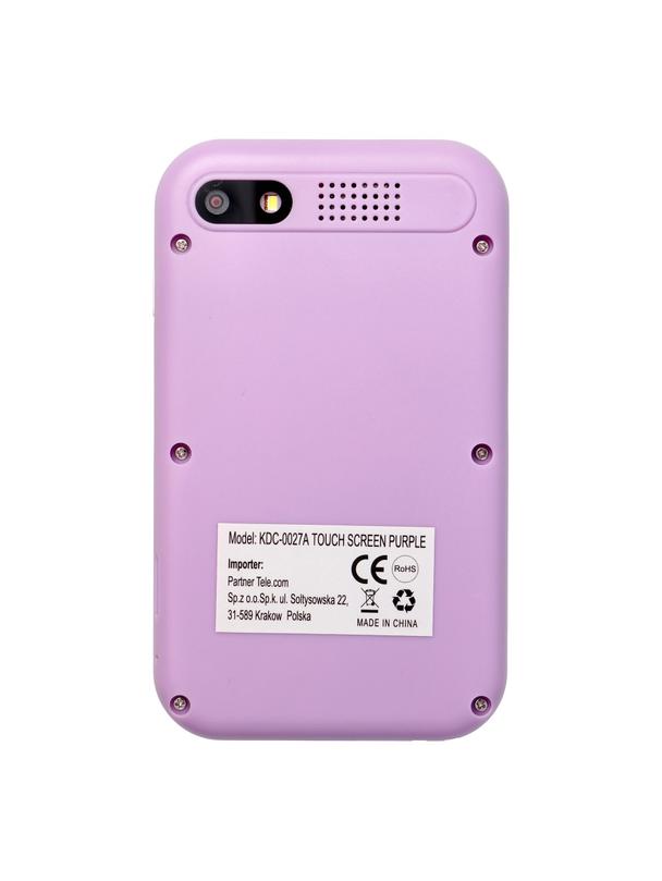 Konsola do gier dla dzieci z ekranem dotykowym 2,8" KDC-0027A fioletowy