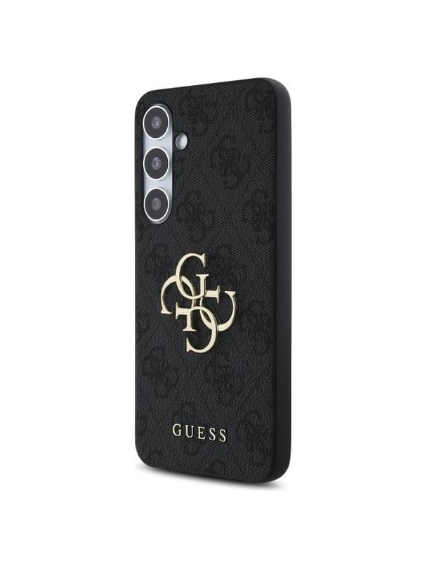 GUESS futerał do SAMSUNG S24 FE GUHCS24FE4GMGGR (HC PU 4G Big Metal Logo) szary