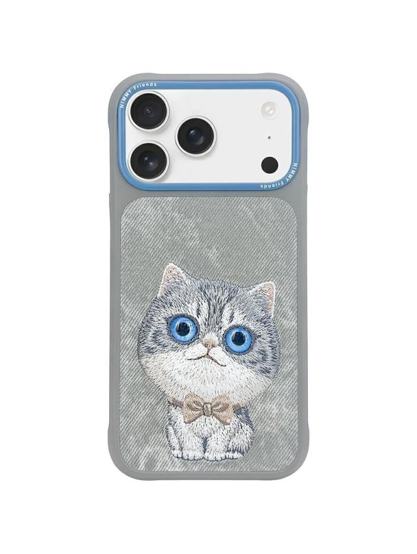 NIMMY futerał BIG EYED PET 2.0 Cat do IPHONE 17 Pro szary
