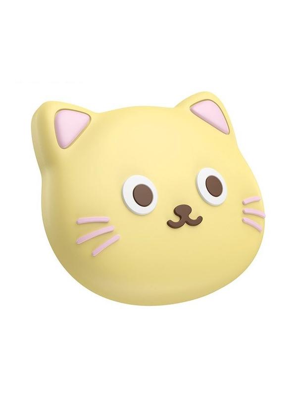 Lokalizator zgodny z Apple Find My Hoco w kształcie kota E91D beżowy