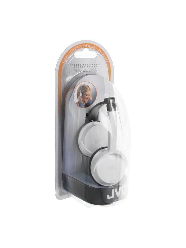 Słuchawki przewodowe nauszne JVC HAL-50-W białe