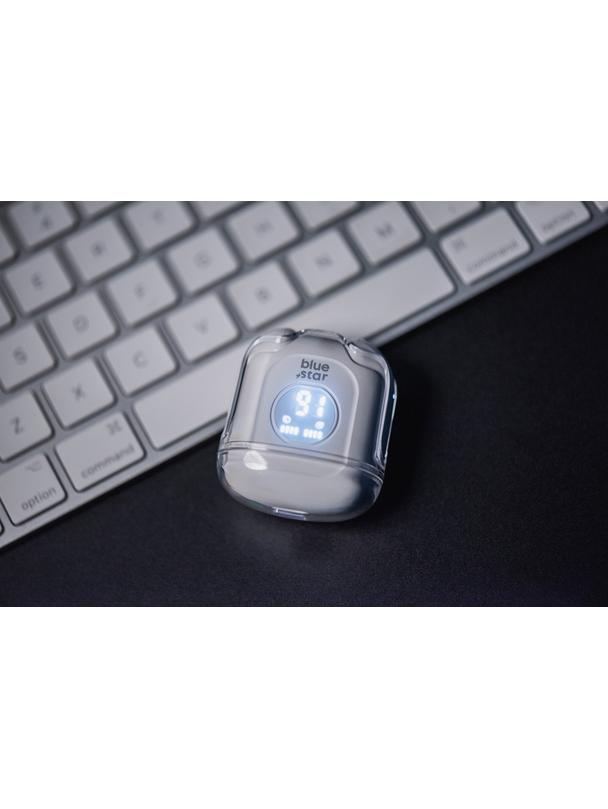 Słuchawki bezprzewodowe douszne Blue Star Transparency Fi22 TWS białe