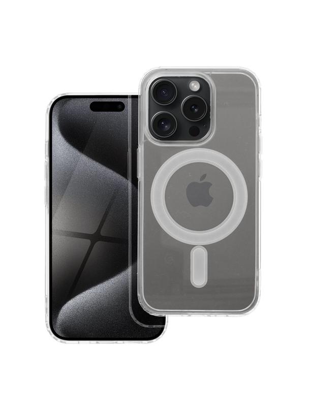 Futerał Clear Mag Cover zgodny z  MagSafe do iPhone 15 Pro transparentny