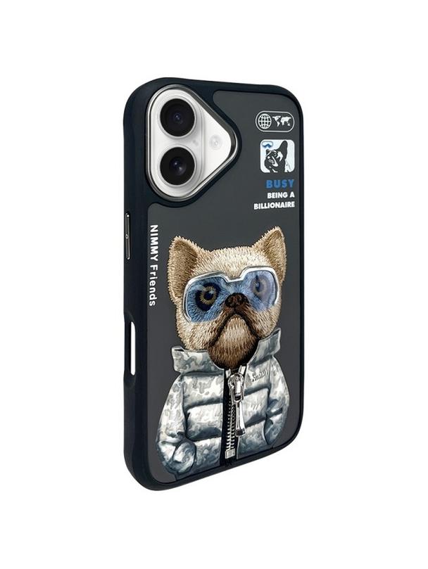 NIMMY futerał COOL&CUTE 2.0 Dog do IPHONE 16 czarny