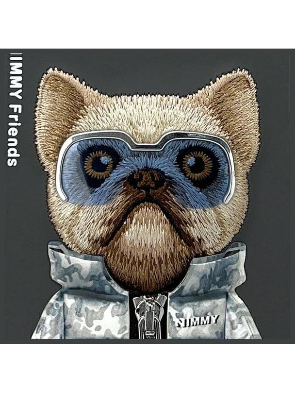 NIMMY futerał COOL&CUTE 2.0 Dog do IPHONE 16 Pro czarny