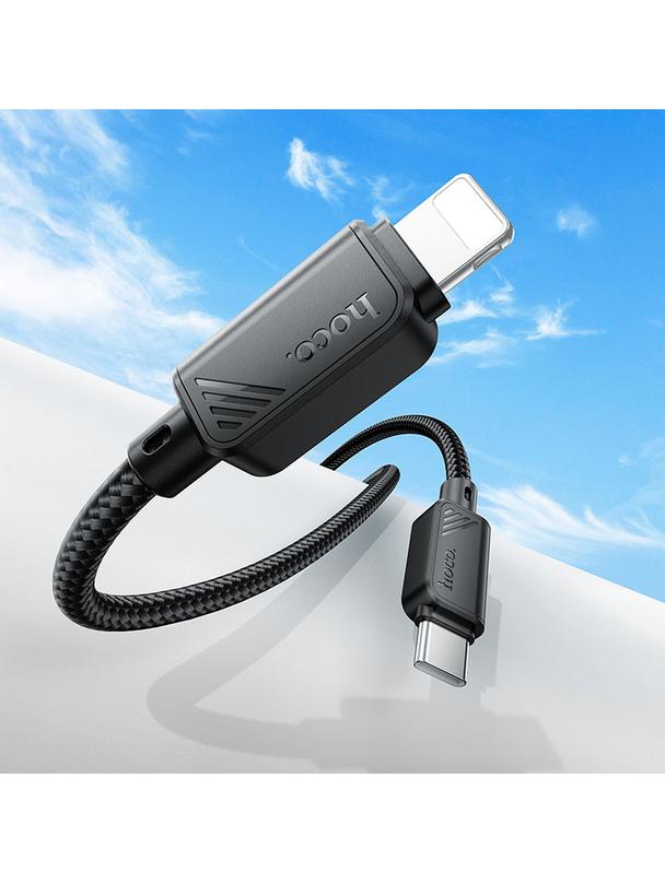 Kabel USB C do Lightning Hoco PD 27W 1 m X113 czarny