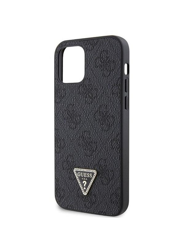 GUESS futerał do IPHONE 12 / 12 Pro GUHCP12MP4TDSCPK (Metal Logo Starss Crossbody) czarny