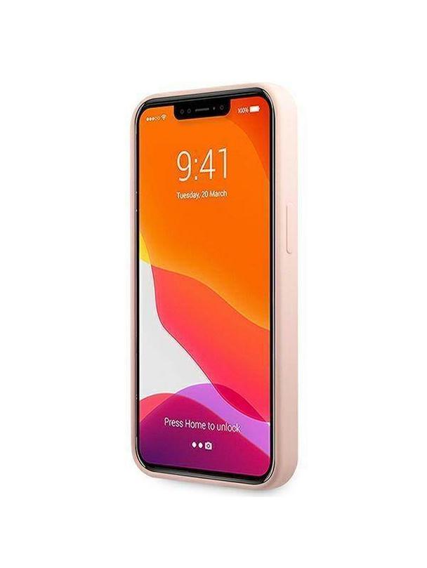 KARL LAGERFELD futerał do IPHONE 13 Pro KLHCP13LSLKHLP (Silicone K. Head) rózowy