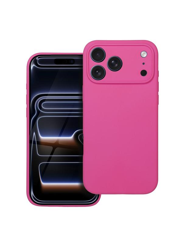 Futerał SILICONE 2mm do IPHONE 17 Pro kompatybilny z MagSafe róż