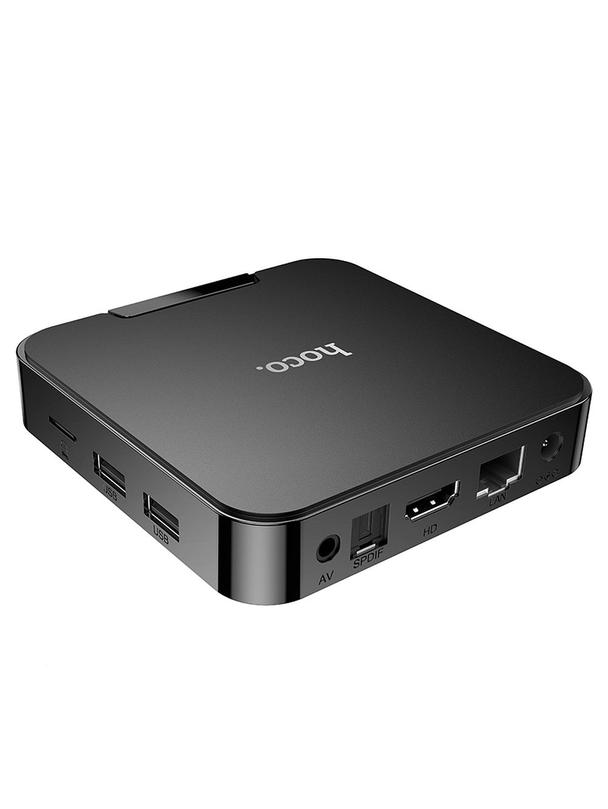 TV box Hoco WiFi 4K Android DQ08 czarny