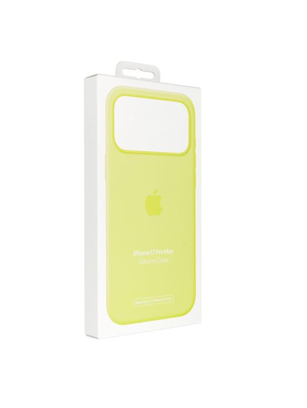 iPhone 17 Pro Max Silicone Case with MagSafe – Neon Yellow 0INT
