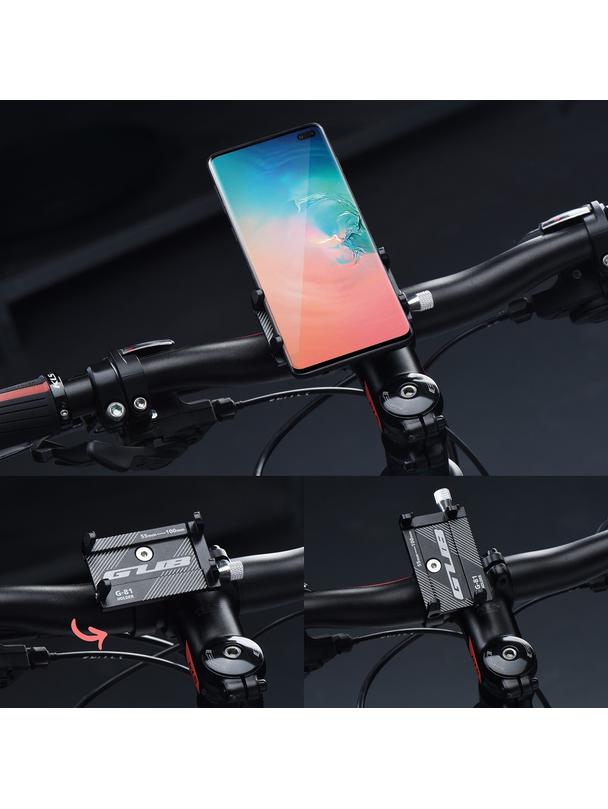 GUB uchwyt rowerowy na kierownicę G81 Aluminium czarny