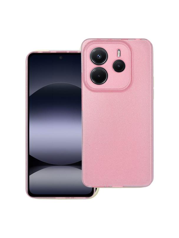 Futerał CLEAR CASE 2 mm BLINK do XIAOMI Redmi NOTE 14 5G różowy