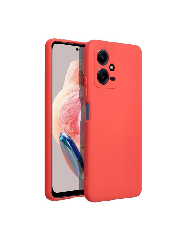 Futerał SILICONE do XIAOMI Redmi Note 12 5G brzoskwiniowy