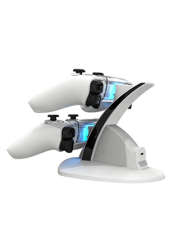 Podwójna stacja ładująca do padów PS5 HBP-253 biała