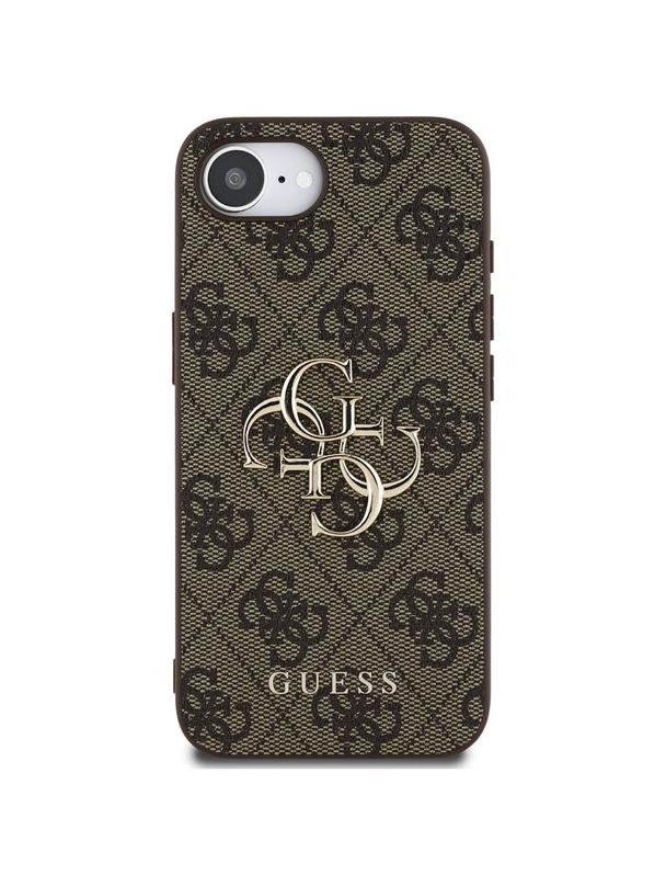 GUESS futerał do IPHONE 16e (SE 4 2025) GUHCPSE44GMGBR (4G PU Big Logo) brązowy