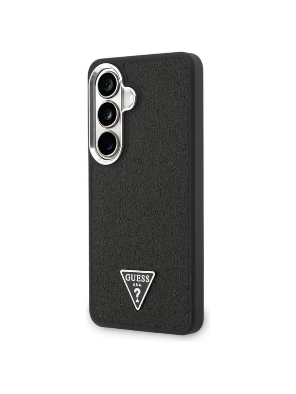 GUESS futerał do SAMSUNG S26 GUHMS26SPFGTSCMK (Fixed Glitter Triangle MagSafe) czarny