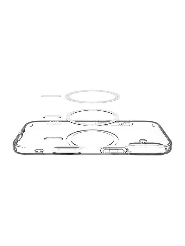 SPIGEN futerał LIQUID CRYSTAL MAG MAGSAFE IPHONE 17 CLEAR/WHITE