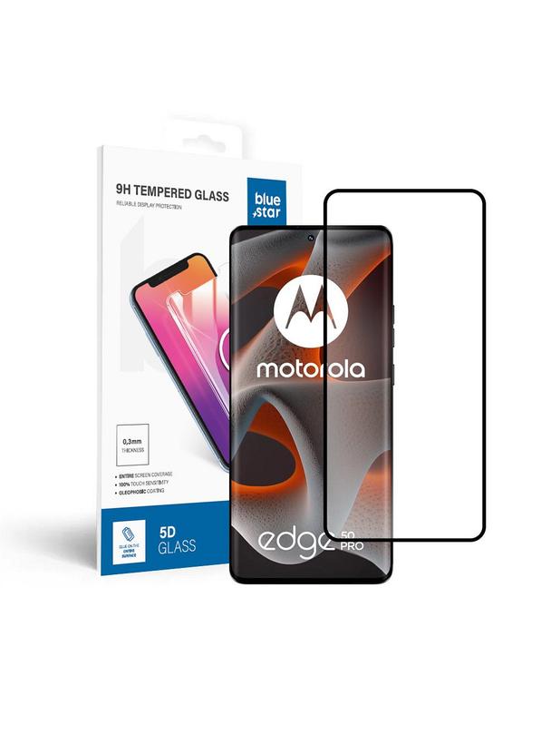 Szkło hartowane do Motorola Edge 50 PRO Blue Star 5D czarne