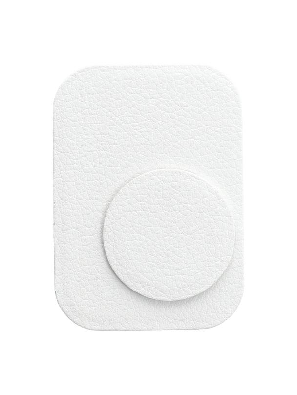 Blaszki do uchwytu magnetycznego skórzane białe