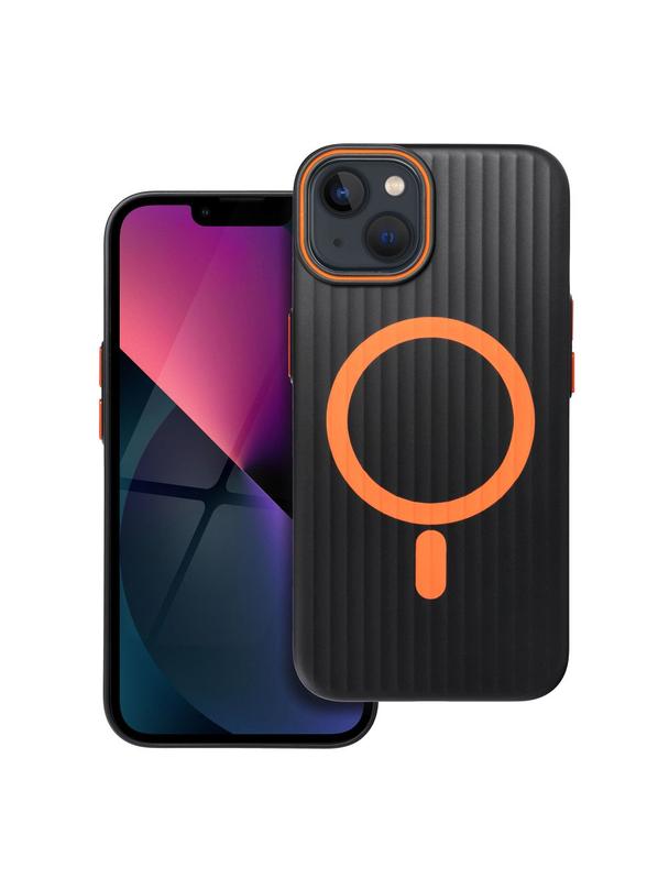 Futerał SIMPLY kompatybilny z MagSafe do IPHONE 13 tytan czarny