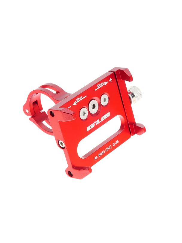 GUB uchwyt rowerowy na kierownicę G85 Aluminium czerwony
