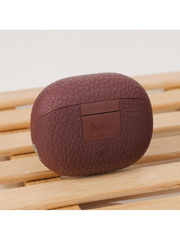 Słuchawki bezprzewodowe douszne Hoco TWS EQ23 brązowe