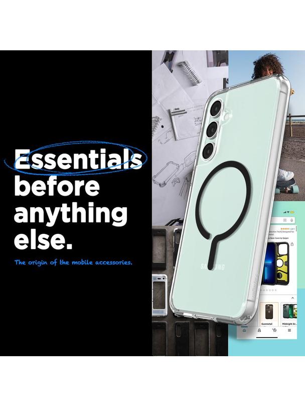 SPIGEN futerał ULTRA HYBRID Onetap Ring kompatybilny z MagSafe SAMSUNG S23 FE black