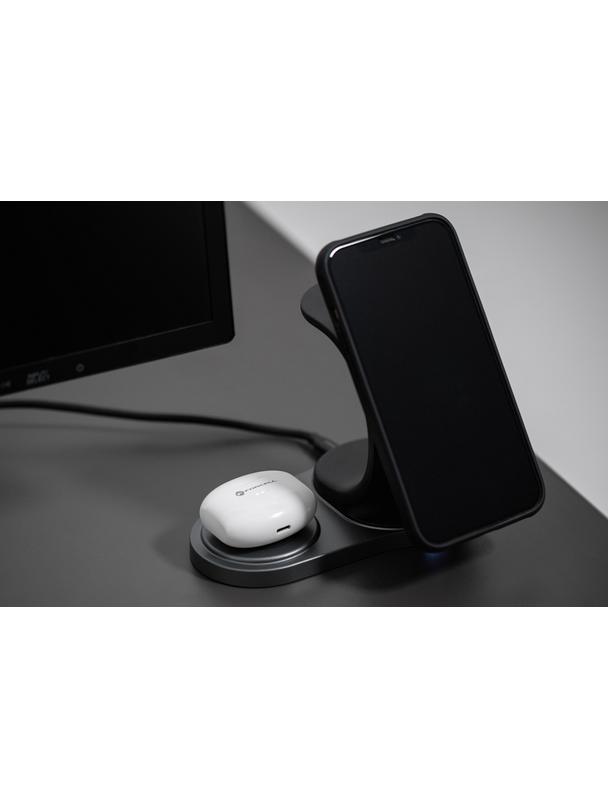 Słuchawki bezprzewodowe douszne Forcell F-Audio TWS Clear Sound białe