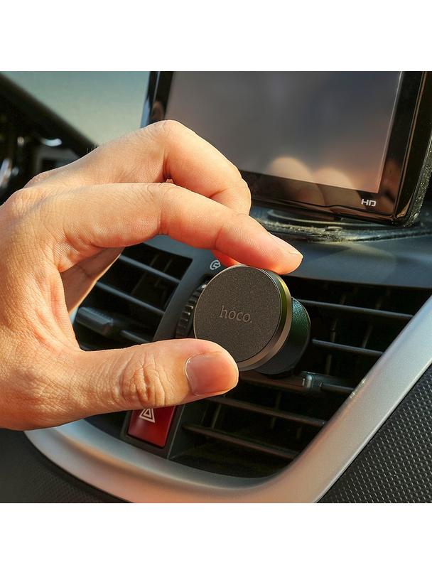 Uchwyt na telefon do samochodu magnetyczny Hoco do kratki CA81 czarny