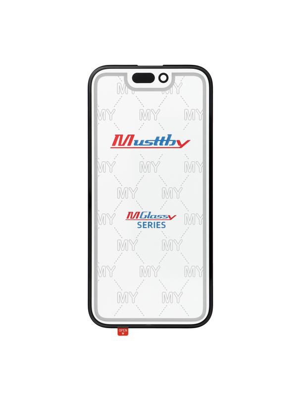 MUSTTBY szybka + oca IPHONE 15