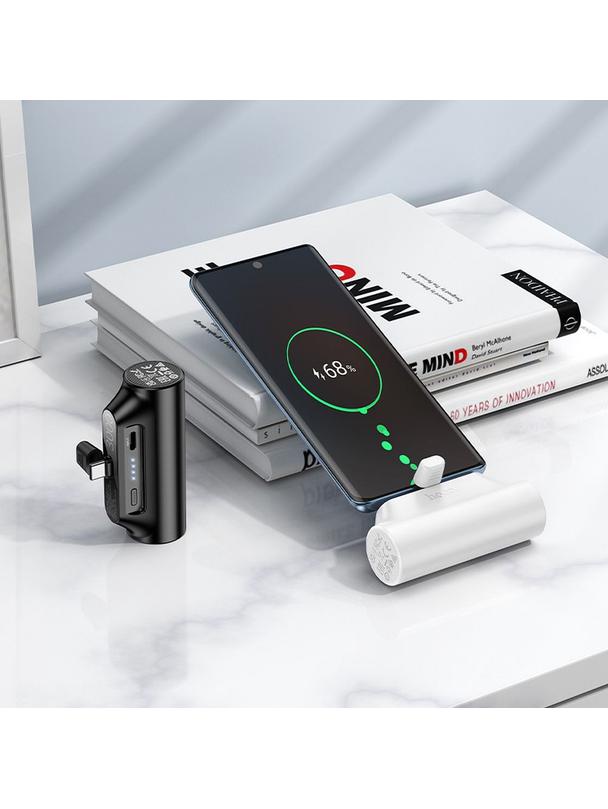 Powerbank Hoco 3000 mAh z wbudowanym złączem USB C J147 czarny