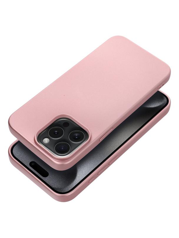 Futerał METALLIC do IPHONE 15 Pro Max różowy