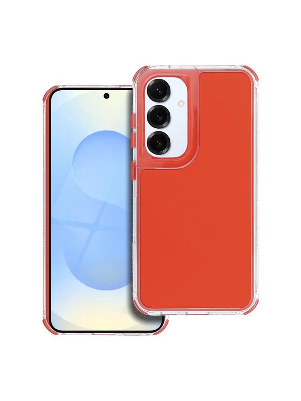 Futerał MATRIX do SAMSUNG S25 pomarańczowy