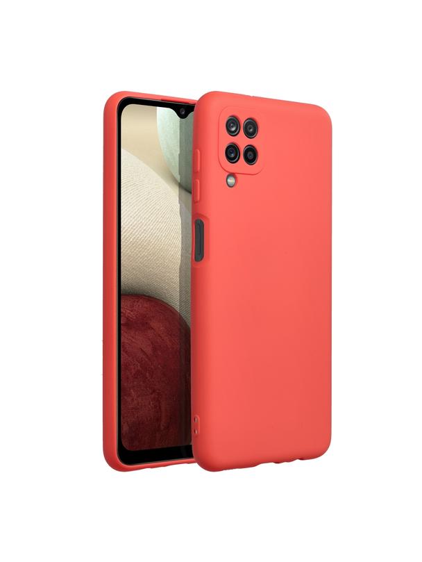Futerał SILICONE do SAMSUNG A12 brzoskwiniowy