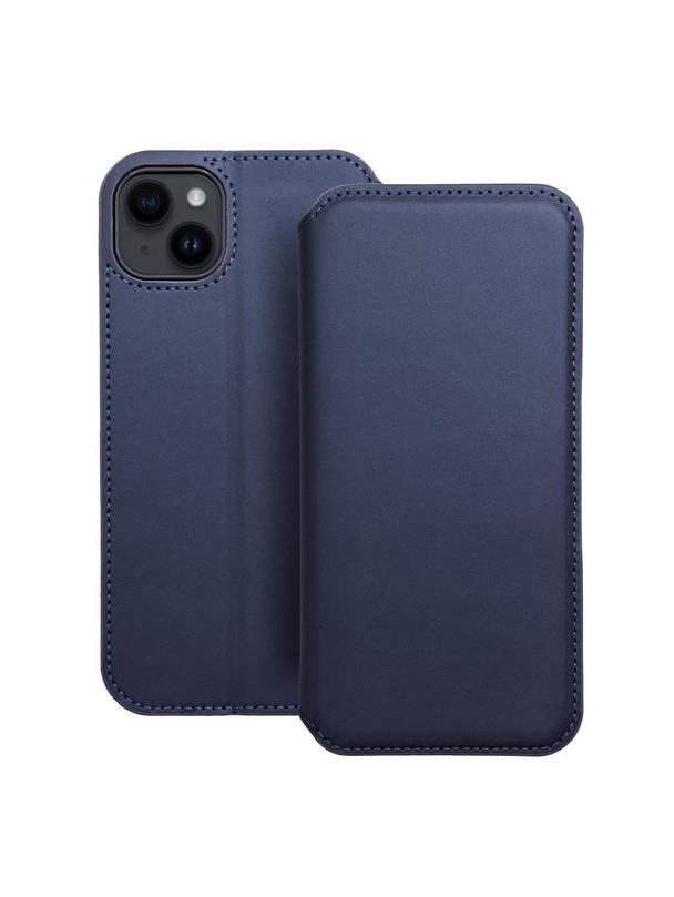 Kabura DUAL POCKET Book do IPHONE 14 Plus granatowy