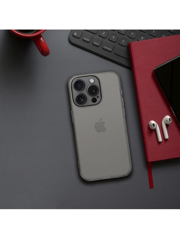 Futerał BOX PREMIUM 1,5 mm do IPHONE 14 Pro Max czarny transparentny