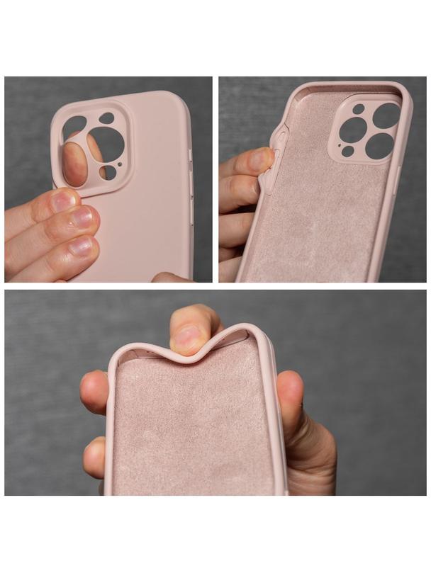 Futerał SILICONE 2mm do IPHONE 15 Pro pudrowy róż