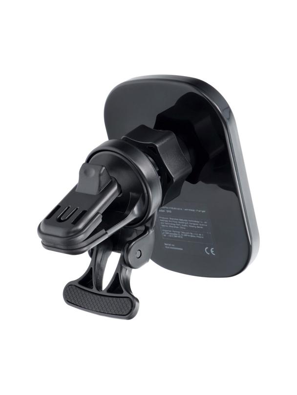 Uchwyt samochodowy magnetyczny do kratki z ładowaniem indukcyjnym kompatybilny z MagSafe 15W D10 czarny