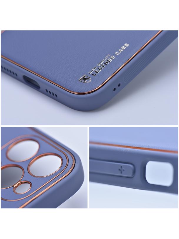 Futerał LEATHER CASE skórzany do SAMSUNG A35 5G niebieski