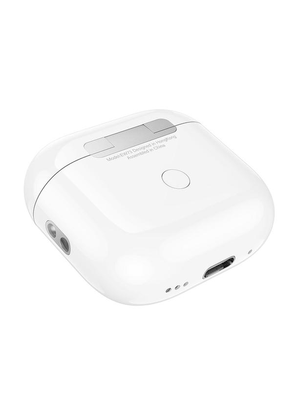 Słuchawki bezprzewodowe douszne Hoco z ekranem dotykowym TWS EW73 białe