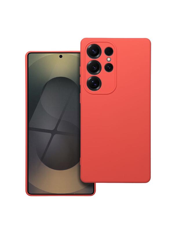 Futerał SILICONE do SAMSUNG S25 Ultra brzoskwiniowy