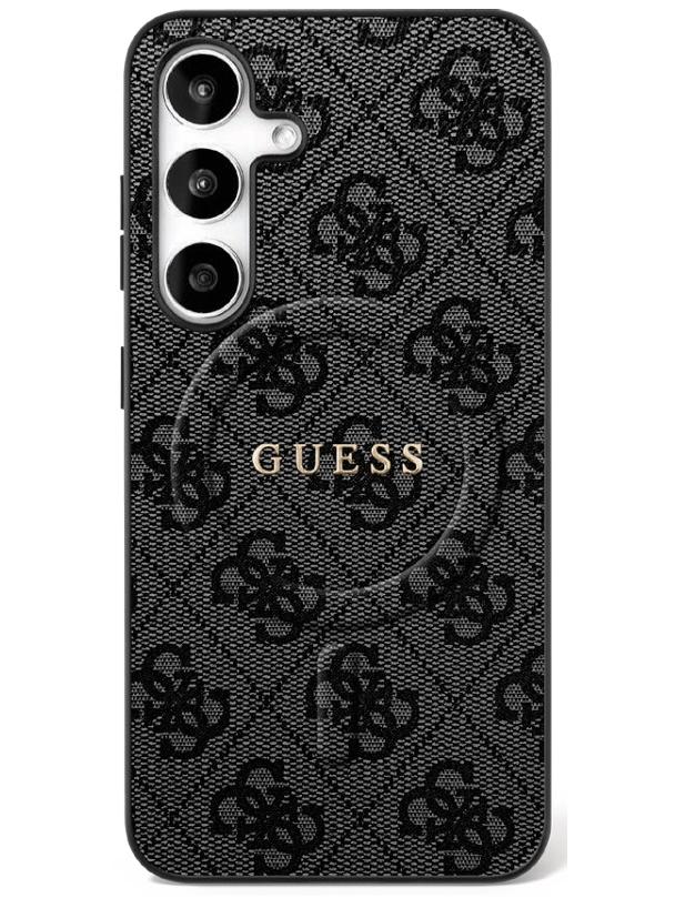 GUESS futerał do SAMSUNG S25 FE kompatybilny z MagSafe GUHMS25FEG4GFRK (Ring Classic Logo) czarny