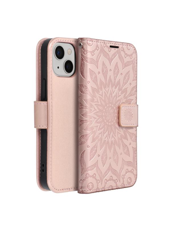 Kabura MEZZO Book do IPHONE 13 MINI mandala złoty róż