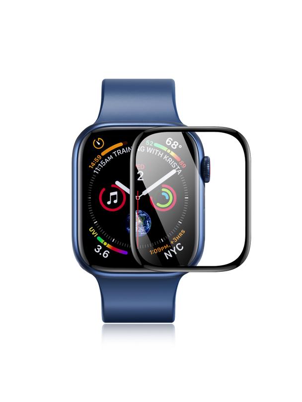 DUX DUCIS protektor PMMA z ramką do Apple Watch 10 42 mm czarne