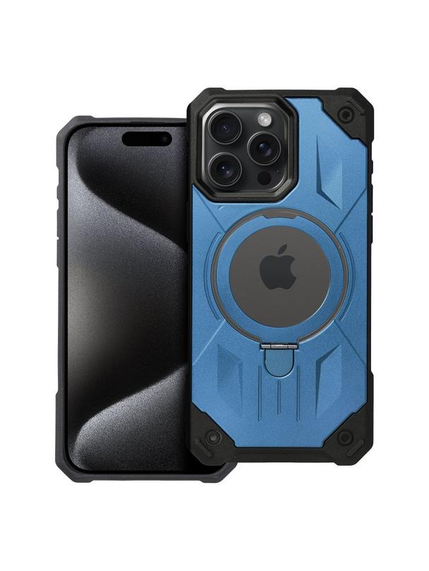 Futerał ARMOR MAG COVER kompatybilny z MagSafe do IPHONE 15 Pro Max niebieski